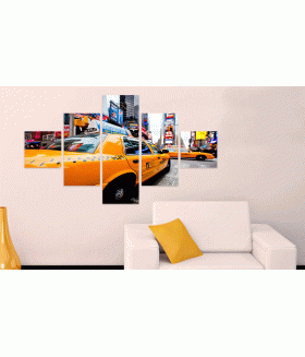 Multi-canvas Taxi galben New York 5x